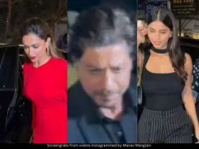 Deepika, SRK and Suhana Khan 