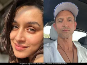 Shraddha Kapoor and Hrithik Roshan 
