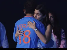 Anushka Sharma and Virat Kohli 