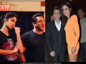 Katrina Kaif, Salman Khan and Shah Rukh Khan 