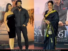 Katrina Kaif, Vicky Kaushal and Rekha 