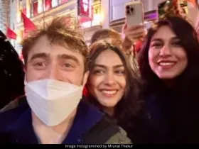 Mrunal Thakur, Daniel Radcliffe 