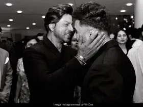 Vir Das and SRK 