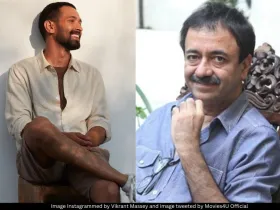 Vikrant Massey and Rajkumar Hirani 