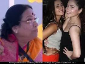 Vicky Jain mother, Rashami Desai and Ankita Lokhande 