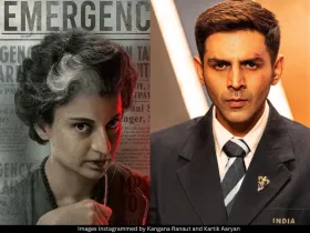 Kangana Ranaut and Kartik Aaryan 