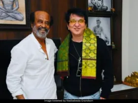Rajinikanth and Sajid Nadiadwala 