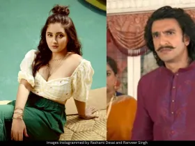 Rashami Desai and Ranveer Singh 