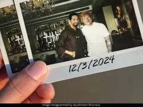 Ayushmann Khurrana and Ed Sheeran 