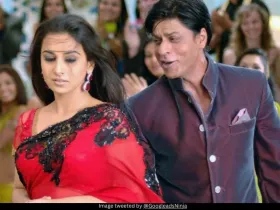 SRK and Vidya Balan 