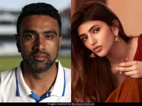 R Ashwin and Sreeleela 