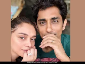 Aditi Rao Hydari and Siddharth