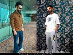 Rahul Vaidya and Virat Kohli 