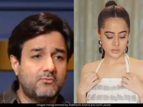 Siddharth Anand and Uorfi Javed 