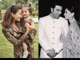 Alia Bhatt, Raha and Ranbir Kapoor 