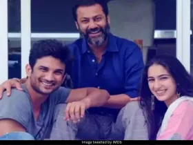 SSR, Abhishek Kapoor and Sara Ali Khan 