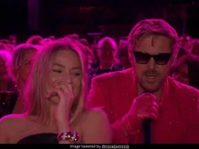 Margot Robbie and Ryan Gosling 