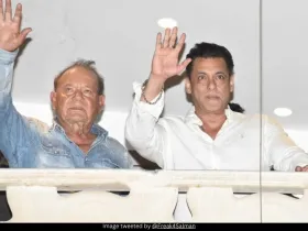 Salman Khan and Salim Khan 