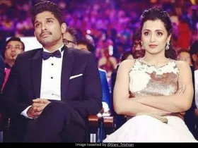 Allu Arjun and Trisha 