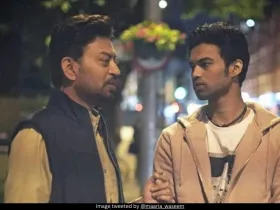 Babil Khan and Irrfan Khan 