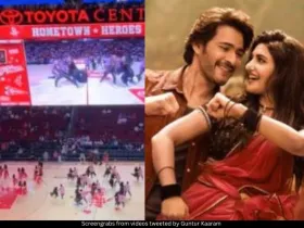 Mahesh Babu and Sreeleela 