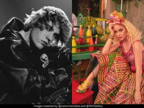 Justin Bieber and Katy Perry 
