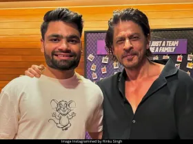Rinku Singh and SRK 