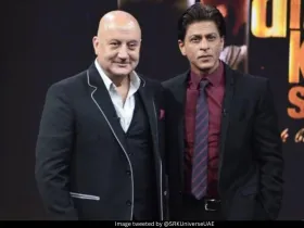 Anupam Kher Shah Rukh Khan