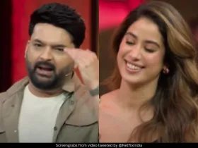 Kapil Sharma and Janhvi Kapoor 
