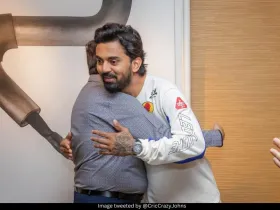 Sanjiv Goenka and KL Rahul 