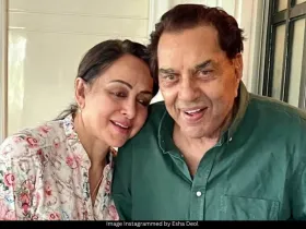 Hema Malini and Dharmendra 
