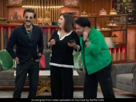Anil Kapoor and Farah Khan 