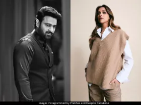 Prabhas and Deepika Padukone 