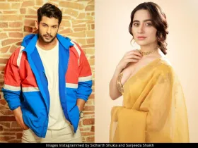 Sidharth Shukla and Sanjeeda Shaikh 