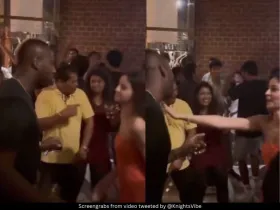 Andre Russell and Ananya Panday 