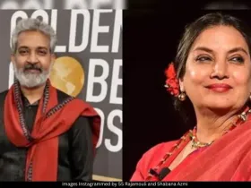 SS Rajamouli and Shabana Azmi 