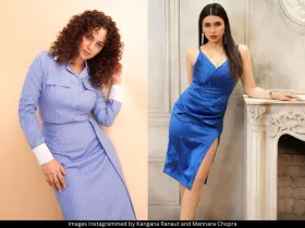 Kangana Ranaut and Mannara Chopra 