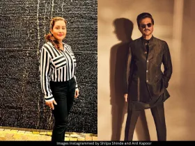 Shilpa Shinde and Anil Kapoor 