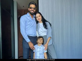 Hardik, Natasa and Agastya 