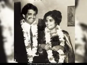 Usha Uthup and her husband 