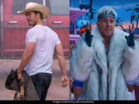 Glen Powell and Ryan Gosling 