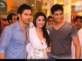 Varun, Alia and Sidharth 