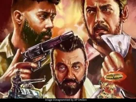 Salman Khan, AP Dhillon and Sanjay Dutt 