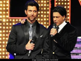 Hrithik and SRK 