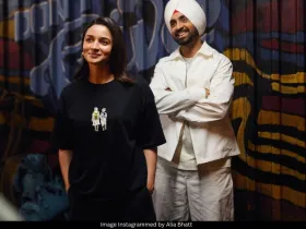 Alia Bhatt and Diljit Dosanjh