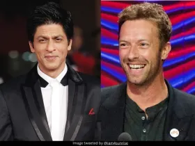 SRK and Chris Martin 