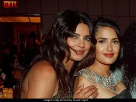 Priyanka and Salma Hayek 