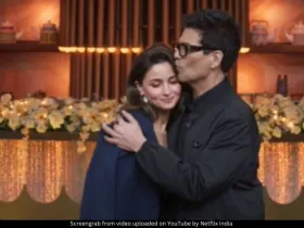 Alia Bhatt and Karan Johar 