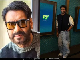Ajay Devgn and Kartik Aaryan 