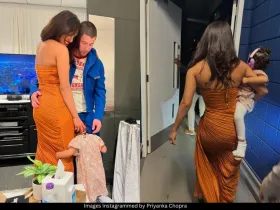 Priyanka Chopra Jonas, Malti Marie and Nick Jonas 